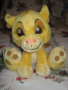 Disney Parks Exclusive Little Big Feet 10" Simba Plush Stuffed Animal Toy
